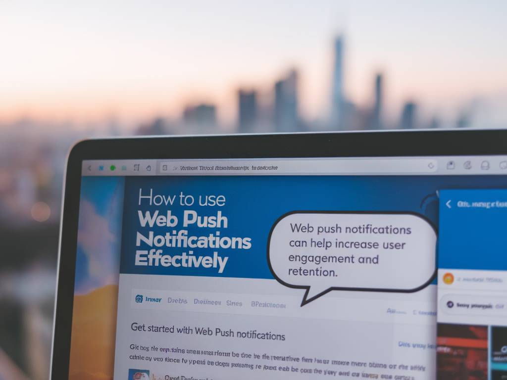 Web push notifications : comment les utiliser efficacement