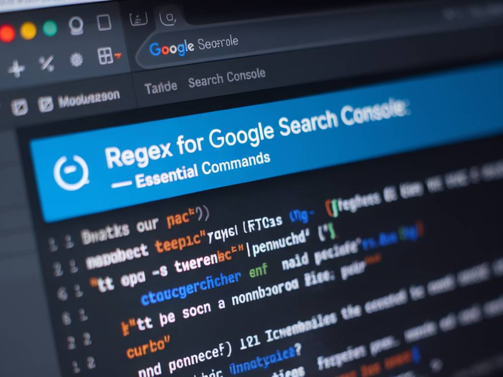 Regex pour la google search console : les commandes indispensables